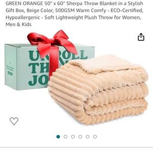 Albi fleece cozy blanket